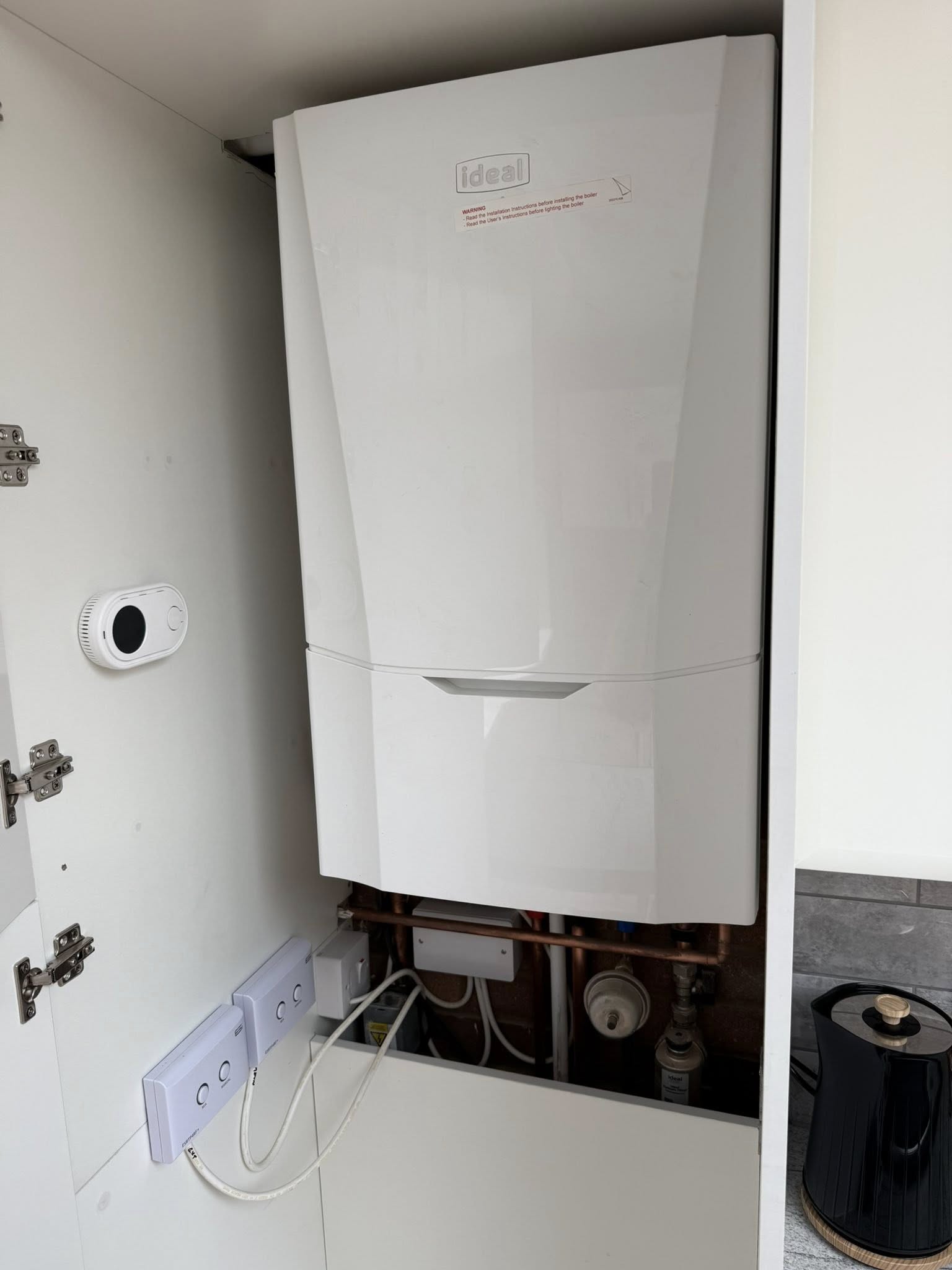 Ideal boiler installation by Holderness and Blackley